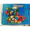 Image 2 : Mega Blocks Collection with Rubbermaid Bin