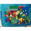 Image 3 : Mega Blocks Collection with Rubbermaid Bin