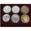 Image 2 : 6 Gold and Silver Plated Rounds 