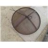 Image 4 : BBQ Fire Pit with Poker and Screen Cover 30'' x 13''