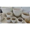 Image 4 : 12 Terra Cotta Planters Various Sizes - Largest Measures 12'' Tall x 17'' 