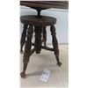 Image 4 : Antique Piano Stool with Extra Set of Glass Ball Feet 
