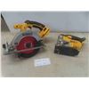 Image 1 : Dewalt 20V Cordless Jigsaw , 18V Circular Saw 6 1/2'' - No