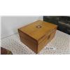 Image 7 : 2 Antique 1800s Writing Lap Desk, Wood Document Boxes 12'' x 9'' x 6'' & 
