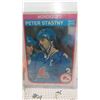 Image 8 : 4 Vintage Quebec Nordiques Autographed Hockey Cards : (2) Michel 