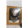 Image 4 : Vintage Harley Davidson Motorcycles Carnival Mirror with Wood Frame 14 1/2'' x