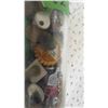 Image 9 : Antique Glass Rolling Pin Full of Grampas Goodies He Collected Over the Years: