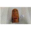 Image 1 : Vintage First Nations Hand Carved Hand Painted Wood Spirit Mask 10'' x 6''