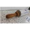 Image 3 : Antique Very Rare Royal Household Flour Advertising Promo Rolling Pin Glazed