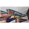 Image 2 : Large Lot of 1940s/50s Felt Souvenir Pennants: First Nations, Inuit, Yellowstone,