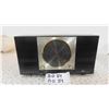 Image 1 : Vintage 1960s Admiral Plug in Thick Plastic Radio with Dual Speakers 13 1/2'' x