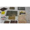 Image 3 : Antique Farm Equipment Model Number Tags , Lots are Brass: Oliver, International