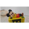 Image 13 : Vintage Radios and Clock: Raggedy Ann and Andy Clock, Little Lulu Radio, Mickey