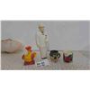 Image 1 : 2 Vintage Promo Savings Banks: Col. Sanders Kentucky Fried Chicken , Chicken 