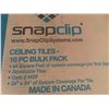 Image 2 : New Snap Clip Suspended Ceiling System 64 Square Feet 