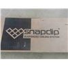 Image 2 : New Snap Clip Suspended Ceiling System Includes J Mold, T Bars, Main Rails &
