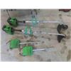 Image 1 : 2 Green Machine Weed Trimmers with Cultivating Attachment - Needs Tune Up 
