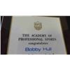 Image 2 : 1968-69 Bobby Hull National Hockey League Player of the Year Plaque Presented