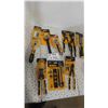 Image 1 : 9 New Dewalt Tools: Flush Pull Saw, 8'' Adjustable Wrench, (2) Utility 