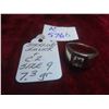 Image 1 : Sterling Silver with Cubic Zirconia Ring Size 9 Total Weight 7.3 Grams 