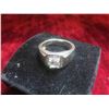 Image 2 : Sterling Silver with Cubic Zirconia Ring Size 9 Total Weight 7.3 Grams 