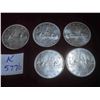 Image 1 : (4) 1961 Canadian Silver Dollars