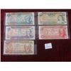 Image 1 : 1970s Canadian Paper Currency $5, $10, $20, $50, $100