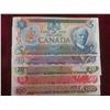 Image 9 : 1970s Canadian Paper Currency $5, $10, $20, $50, $100