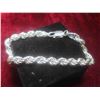 Image 5 : Sterling Silver 8'' Bracelet Total Weight 10 Grams