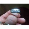 Image 8 : 10kt Yellow and White Gold Gents 2 Toned Channel Style Ring with Diamonds