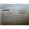 Image 9 : 10kt Yellow and White Gold Gents 2 Toned Channel Style Ring with Diamonds