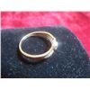 Image 3 : 10kt Rose Gold and Diamond Size 7 Ring Total Weight 1.4 Grams