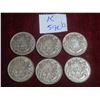 Image 1 : (6) Canadian 1940-45 50 Cent Coins