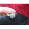 Image 3 : 10kt Gold and Diamond Ladies Ring Size 7 Total Weight 3.2 Grams