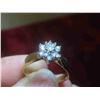 Image 4 : 10kt Gold and Diamond Ladies Ring Size 7 Total Weight 3.2 Grams