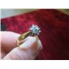 Image 8 : 10kt Gold and Diamond Ladies Ring Size 7 Total Weight 3.2 Grams
