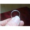 Image 3 : 10kt White Gold and Diamond Ladies Ring Size 6 1/2 Total Weight 1 Gram