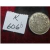 Image 1 : 1950 Canadian Silver 50 Cent Coin