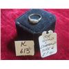 Image 1 : 10kt Gold and Diamond Ladies Ring Size 6 Total Weight 2.7 Grams