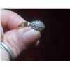 Image 8 : 10kt Gold and Diamond Ladies Ring Size 6 Total Weight 2.7 Grams