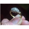 Image 9 : 10kt Gold and Diamond Ladies Ring Size 6 Total Weight 2.7 Grams