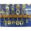 Image 11 : 3 Wood and Glass Cases Full of Collector Spoons 25'' x 13'' 
