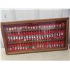 Image 12 : 3 Wood and Glass Cases Full of Collector Spoons 25'' x 13'' 