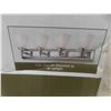 Image 4 : New in Box Chrome Finish Vanity Lighting 30'' with Square Frosted Shades 