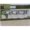 Image 5 : New in Box Chrome Finish Vanity Lighting 30'' with Square Frosted Shades 