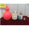 Image 2 : 1950s/60s Vintage Rolly Polly Clown Toys