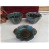 Image 2 : Blue Mountain Pottery Pieces, Metal Wall Art Helicopter, Room Décor, 