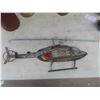 Image 5 : Blue Mountain Pottery Pieces, Metal Wall Art Helicopter, Room Décor, 