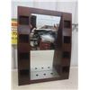 Image 2 : Novelty Shelf with Mirror 17'' x 4'' x 23''