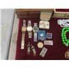 Image 3 : Fashion Jewelry: Watches, Beads, Pins, Brooches, Necklaces, Cuff Links, 